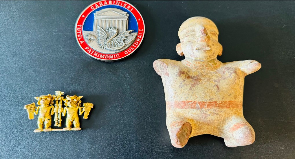 I Carabinieri TPC consegnano al Museo delle Civiltà due antichi reperti mesoamericani [VIDEO]
